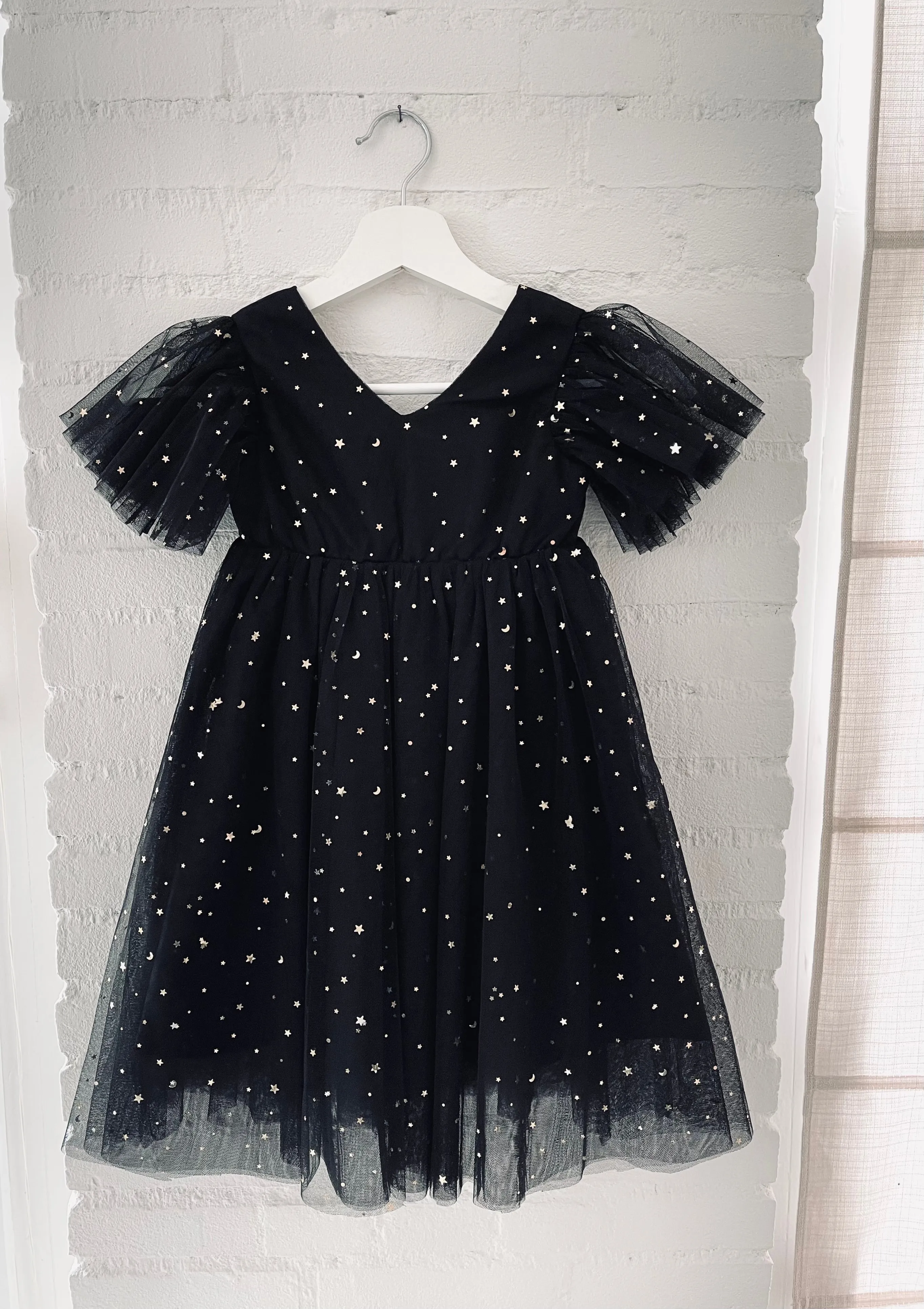 DOLLY ® STARS & MOON ⭐️ 🌙 TULLE PRINCESS DRESS black
