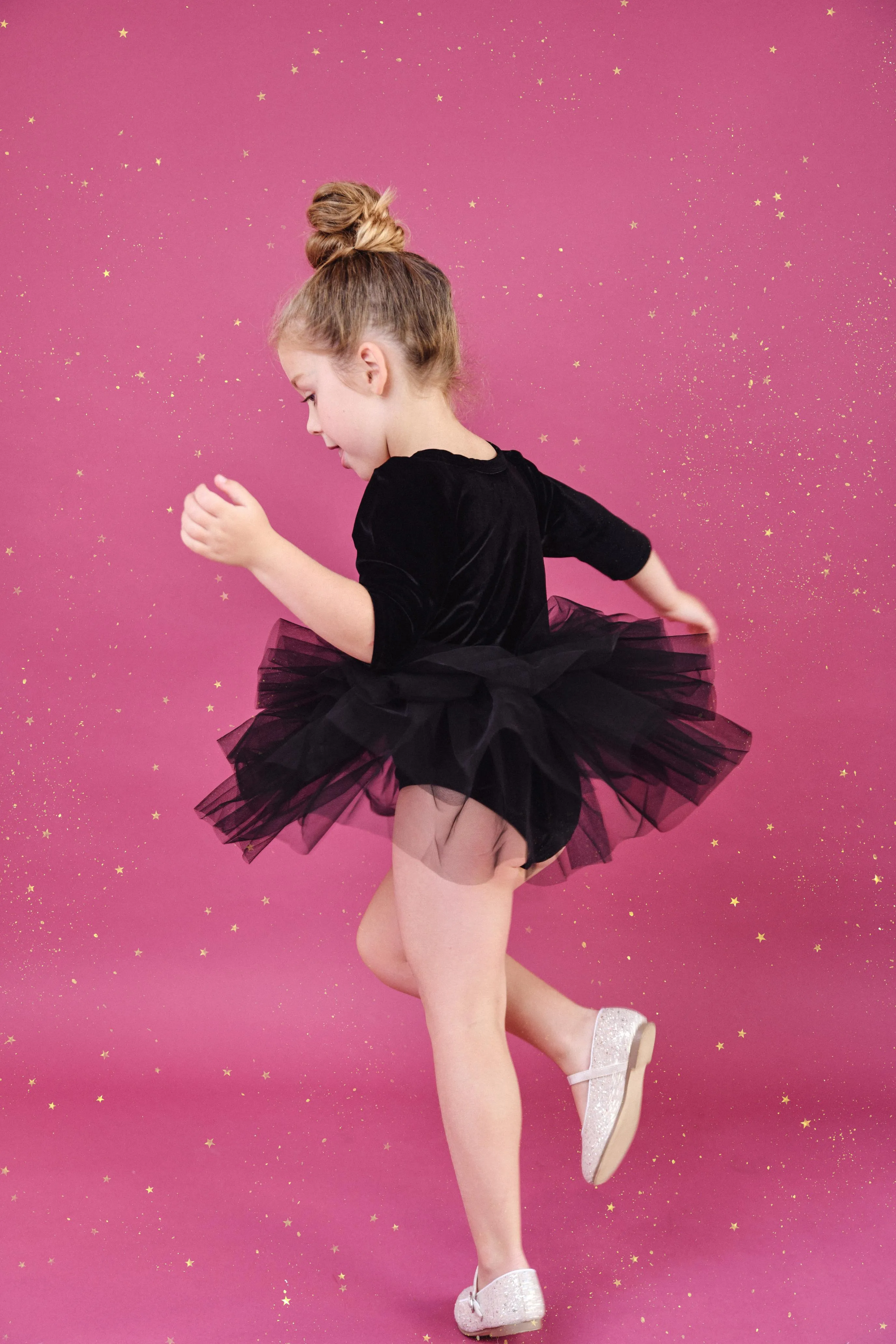 DOLLY UNIVERSE VELVET PLANET TUTU DRESS black