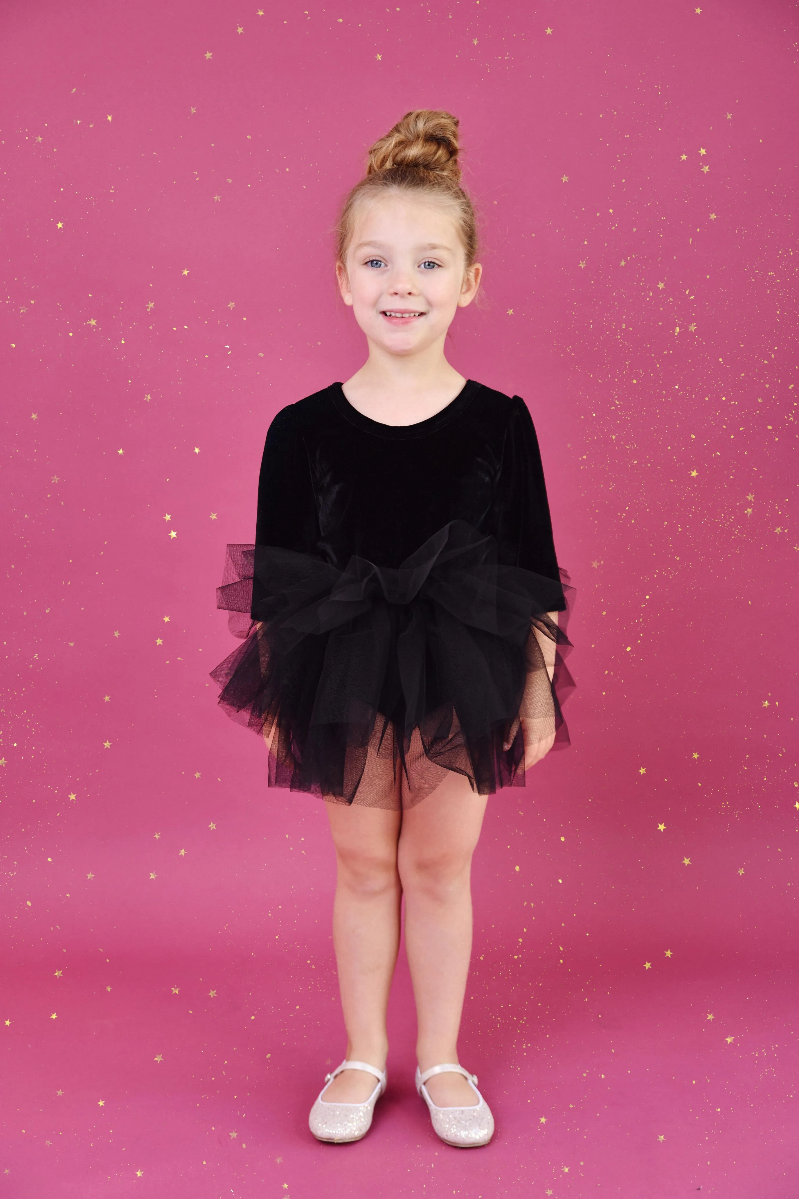 DOLLY UNIVERSE VELVET PLANET TUTU DRESS black