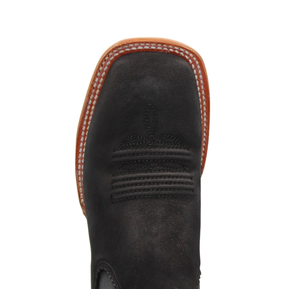 El Besserro Women's Square Toe Ankle Boots - Black Suede