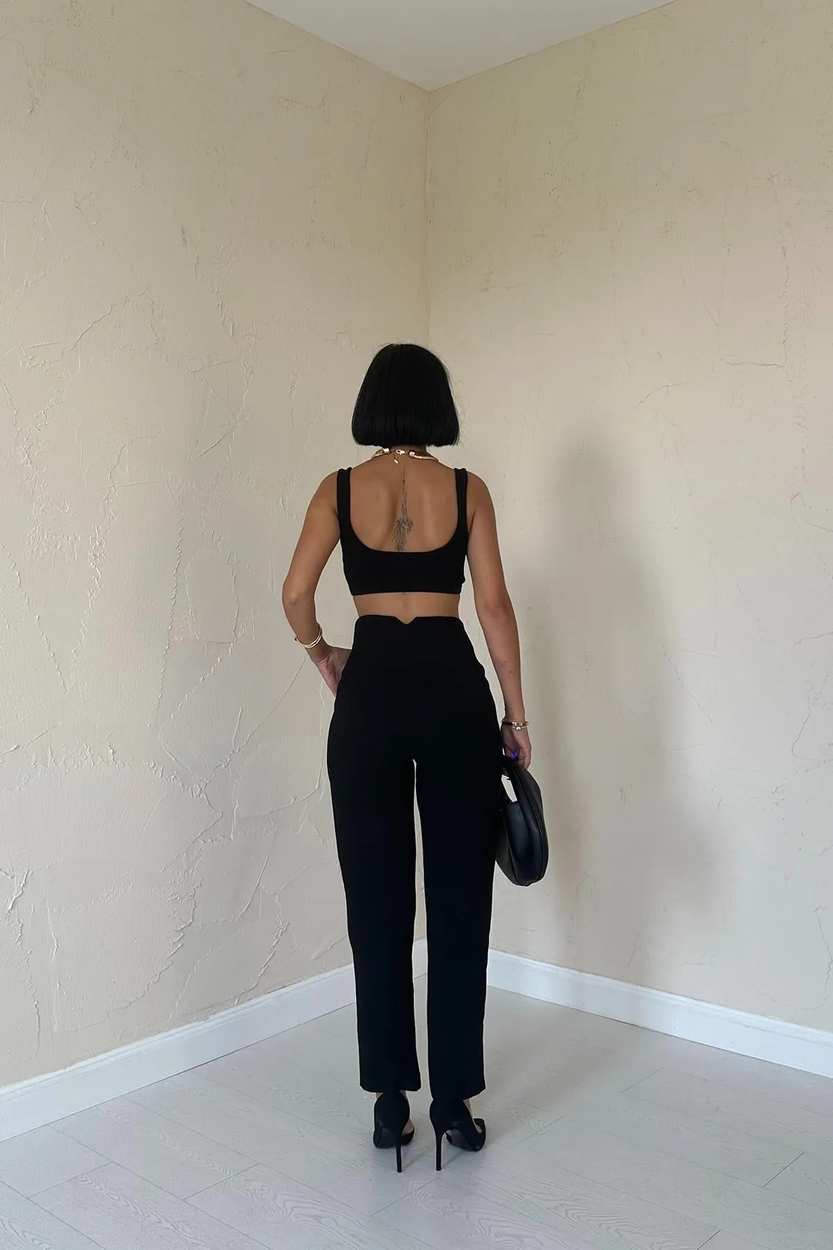 ELS Pencil and Slim Fit Pants - Black - Watford