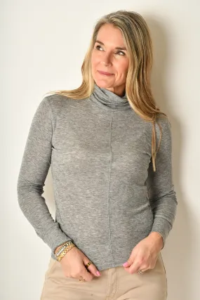 EXPOSED SEAMS MOCK NECK   Colors