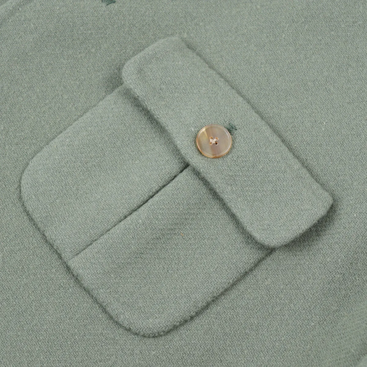 Finamore Unlined Wool Shirt-Jacket