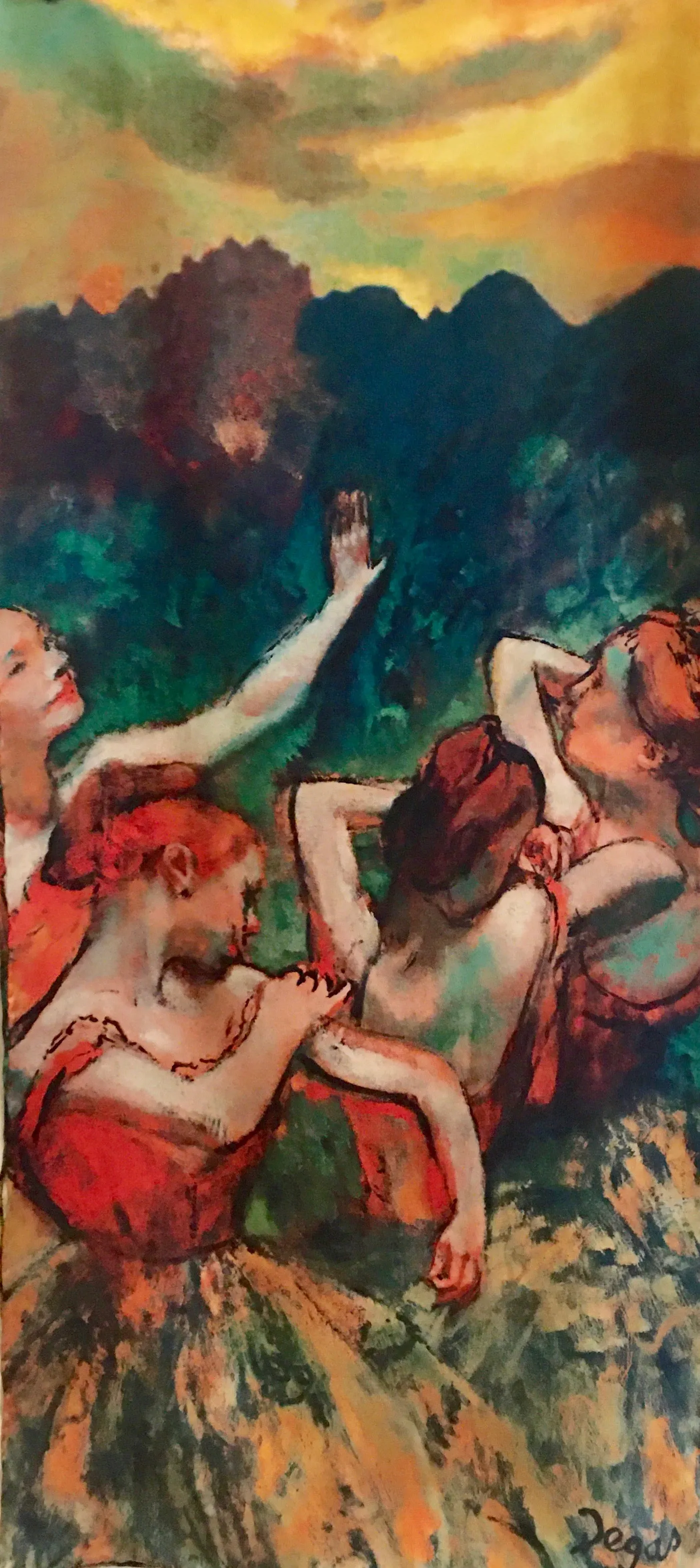 Four Dancers, Scarf