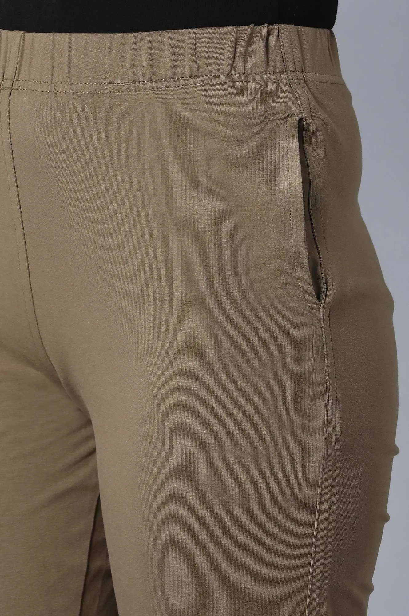 Green Slim Fit Pants