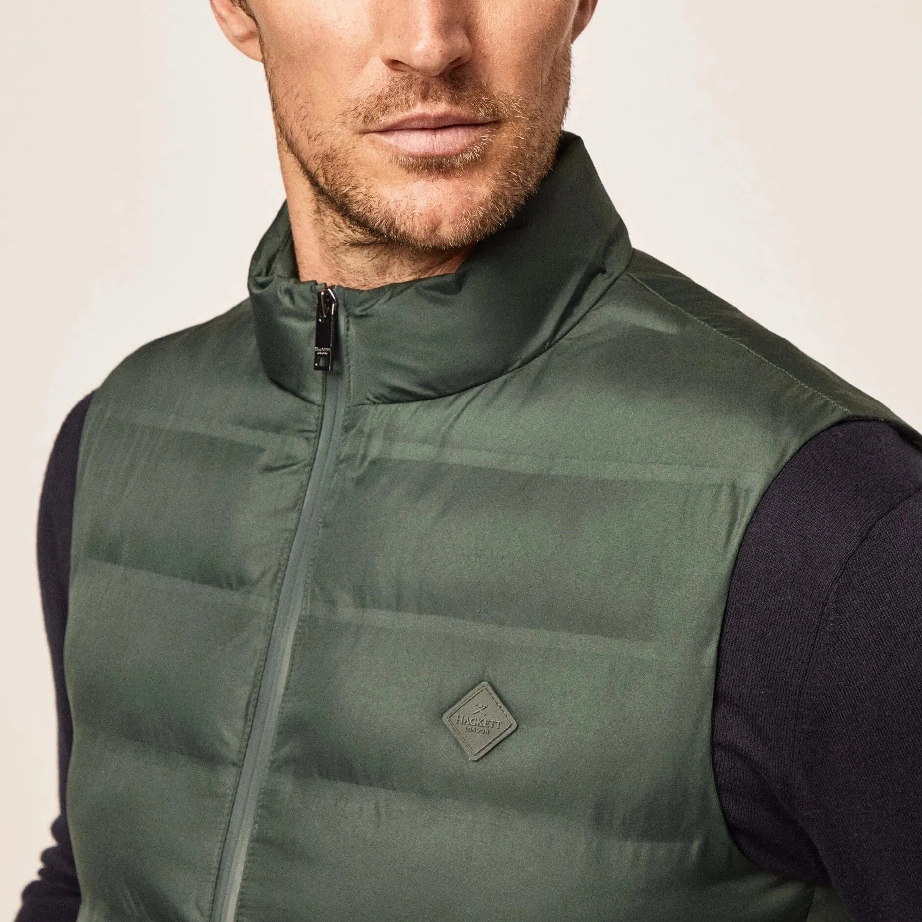 Hackett Light Weight Gilet Sage