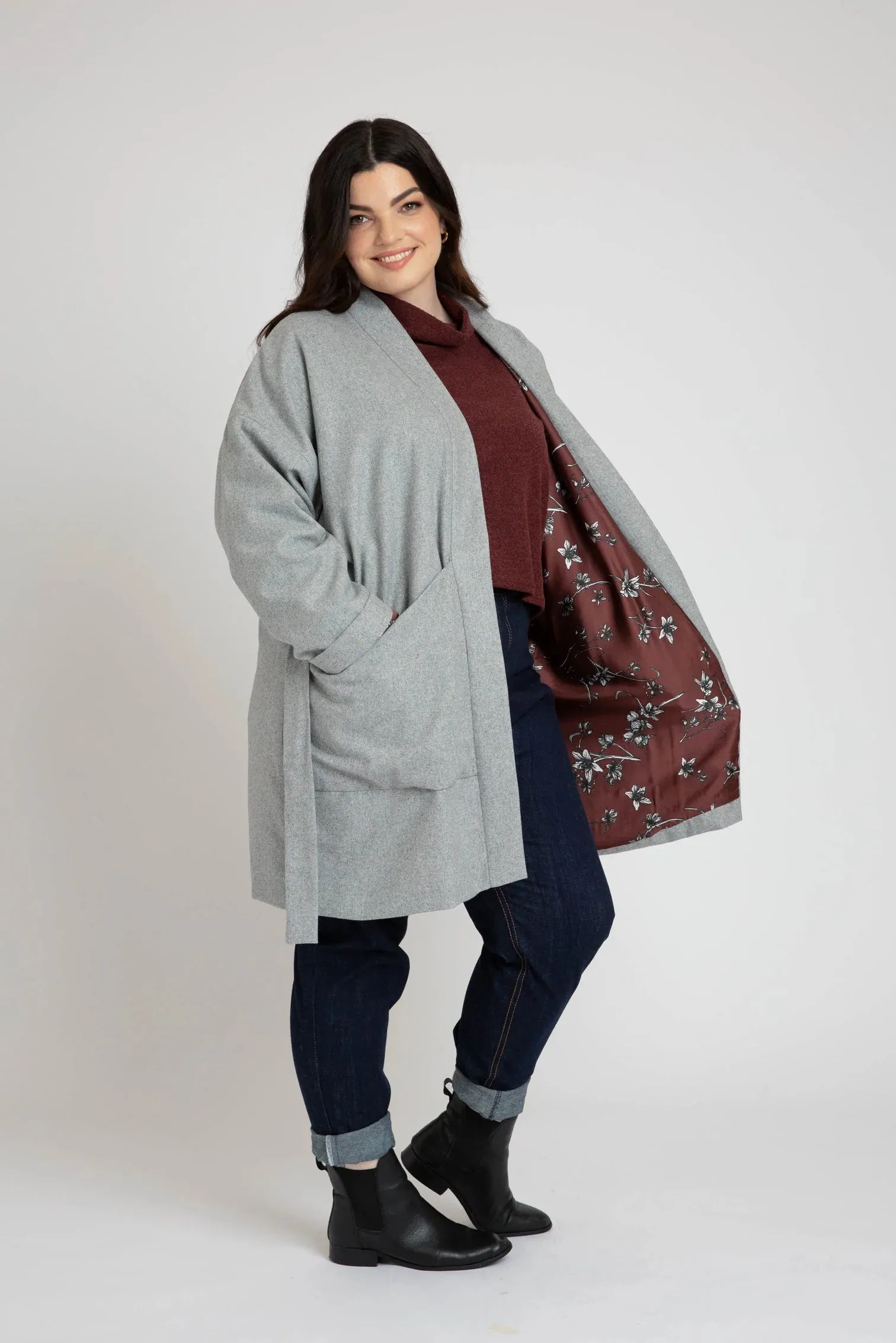 Hovea Jacket & Coat, Curve Range - Megan Nielsen