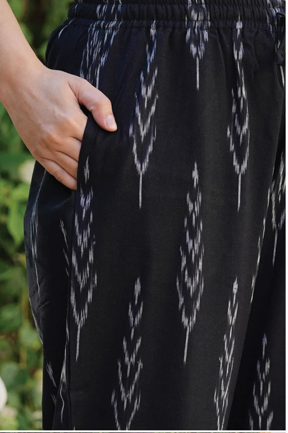 Ikat Cotton Pant