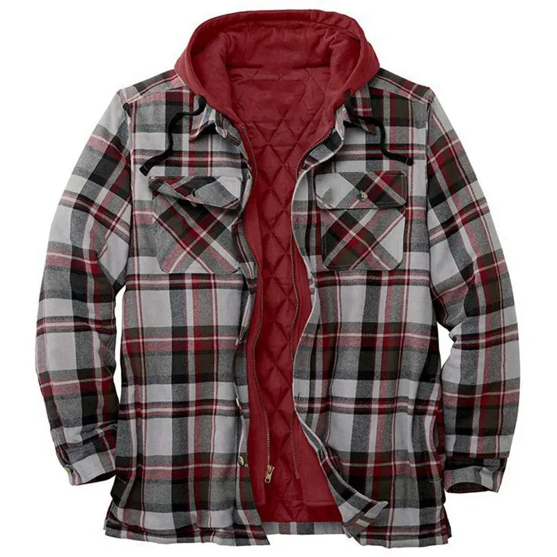JACK | Plaid Hooded Jacket