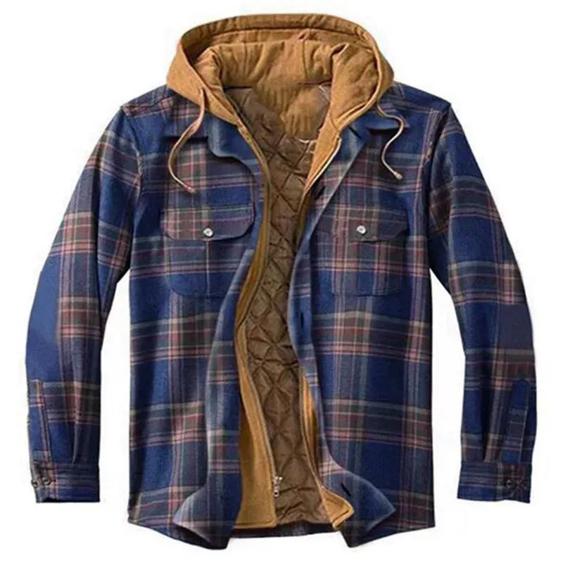 JACK | Plaid Hooded Jacket