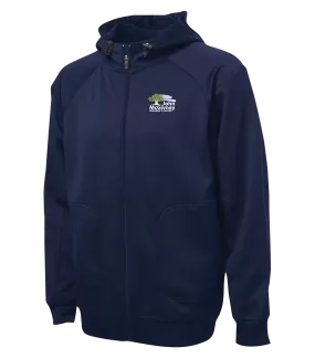 John McGivney Adult Hooded Yoga jacket with Embroidered Logo