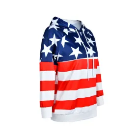July Gear American Flag Patriotic Hooded Jacket