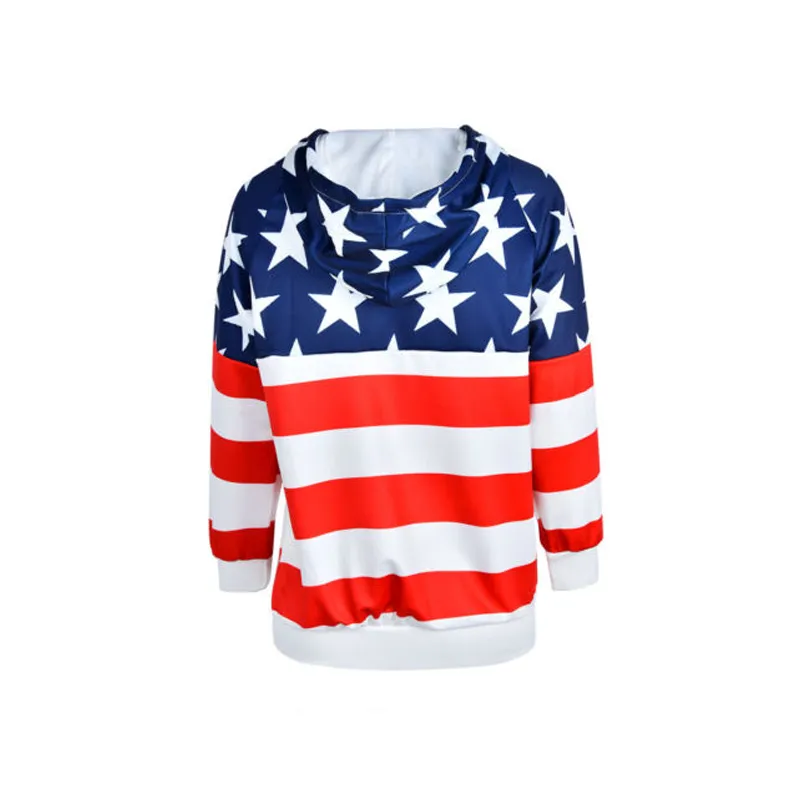 July Gear American Flag Patriotic Hooded Jacket
