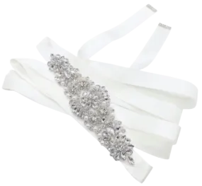 Just Add Sparkle Ribbon-Tie Belt