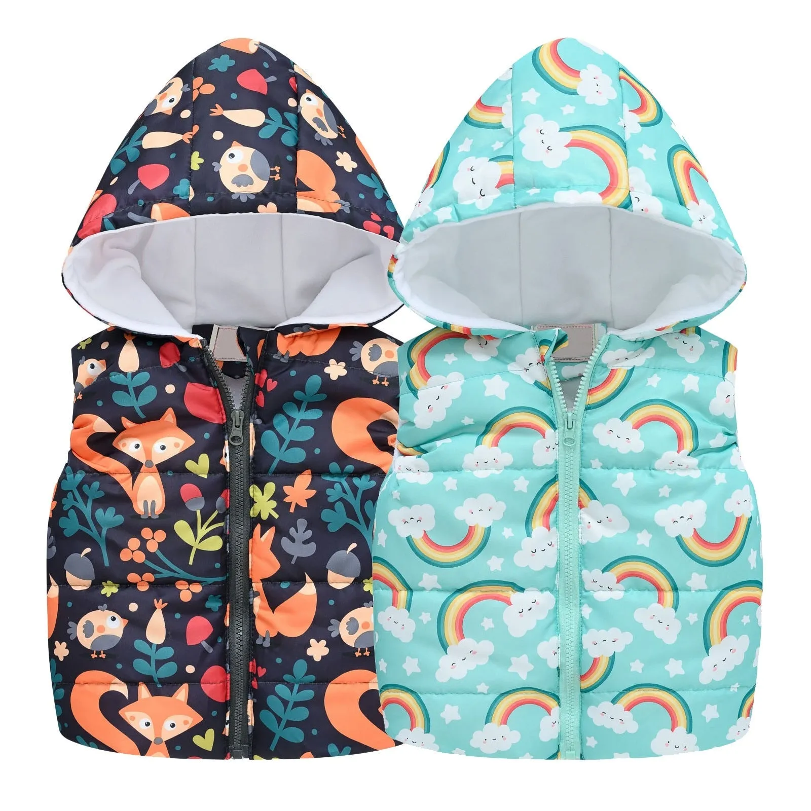 Kids Boys/Girls Cartoon Print Sleeveless Vest
