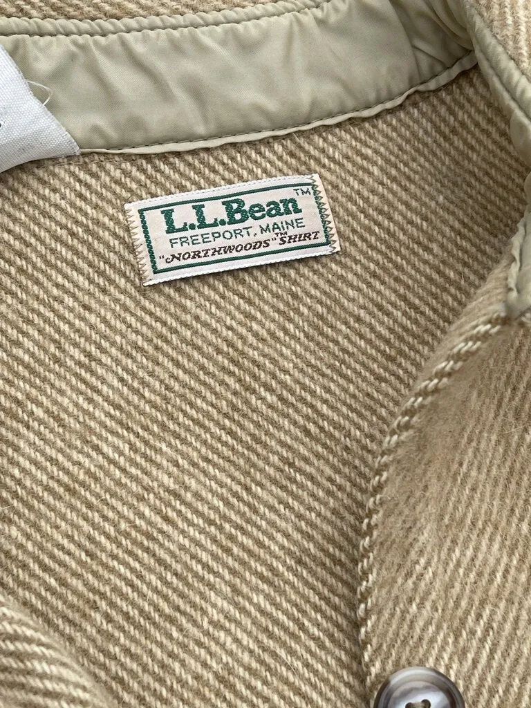 LL Bean Vintage Shirt Jacket (unlined) S/M