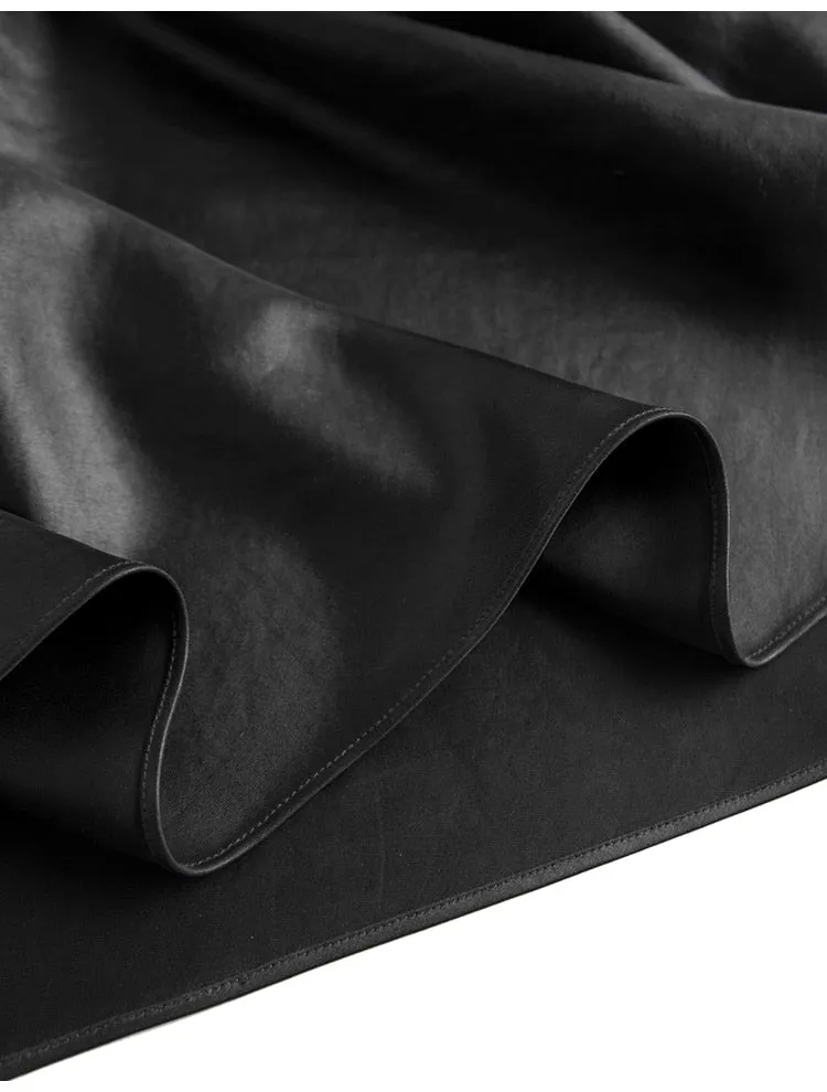 Long Faux Leather Tank Dress