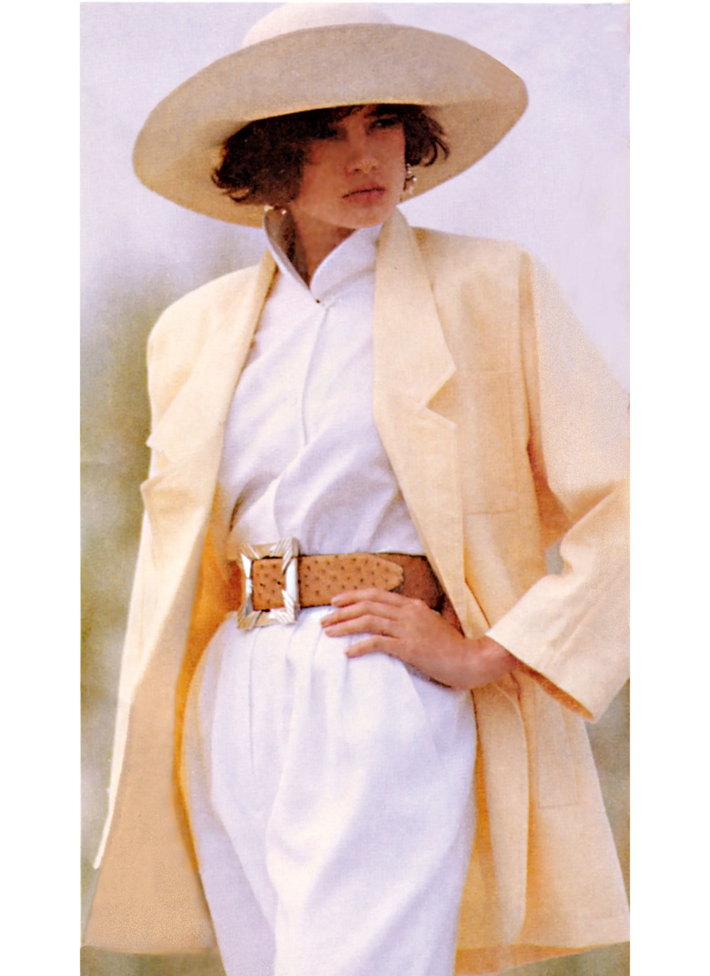 McCall's Sewing Pattern 8491 1980's Unlined Jacket
