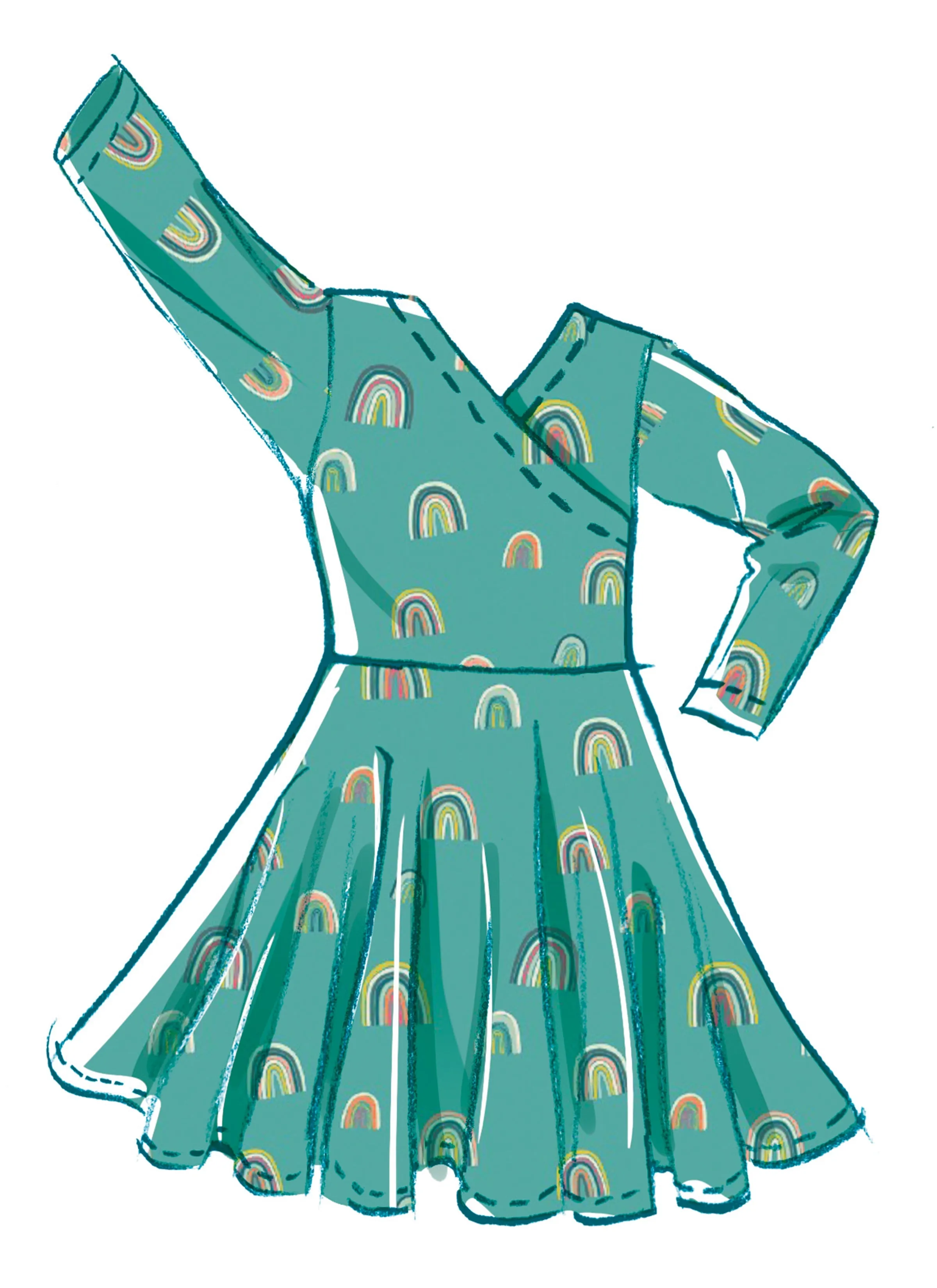 McCall's sewing pattern 8520 Children's and Girls' Knit Dresses