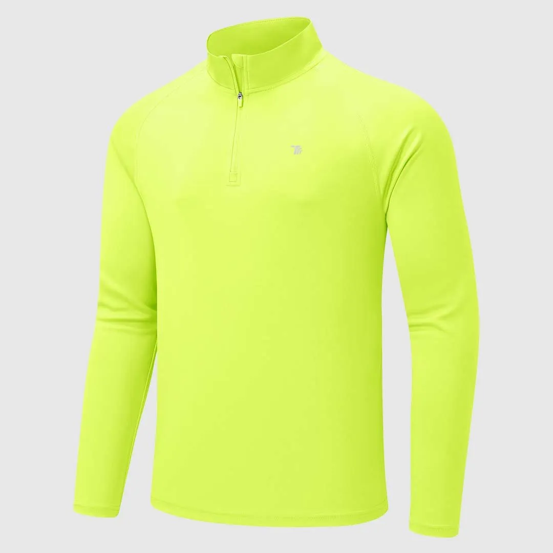 Men's 1/4 Zip UPF 50  Long Sleeve Shirts