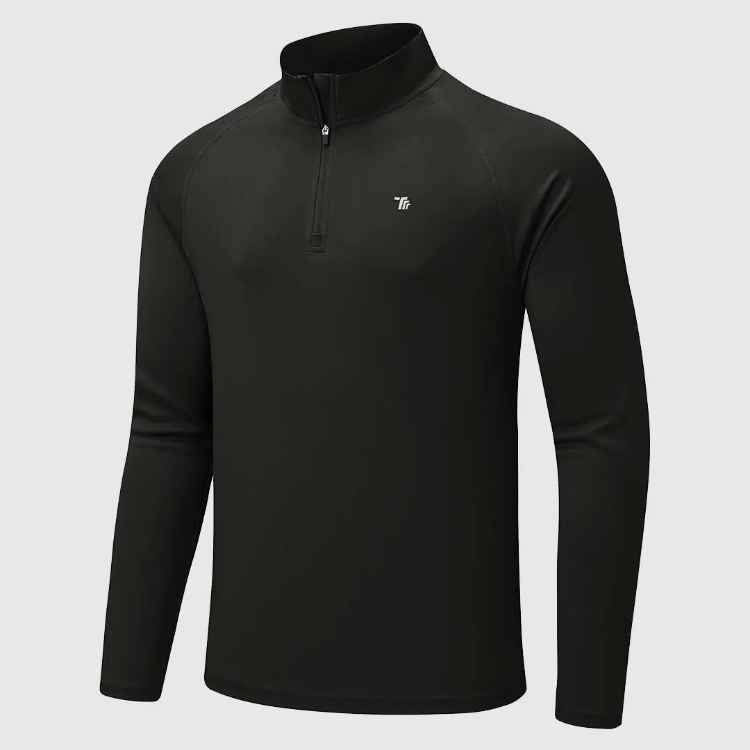 Men's 1/4 Zip UPF 50  Long Sleeve Shirts