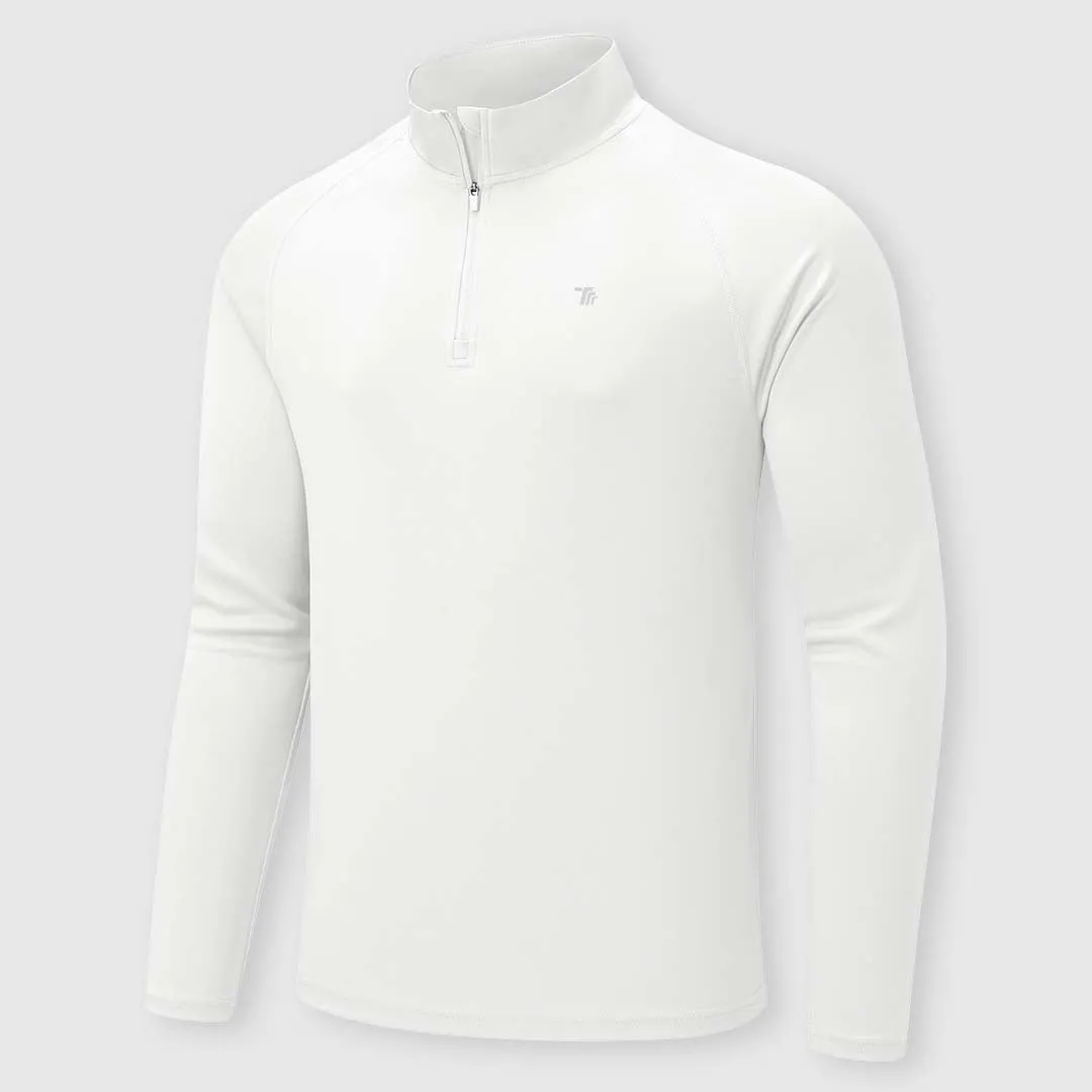Men's 1/4 Zip UPF 50  Long Sleeve Shirts