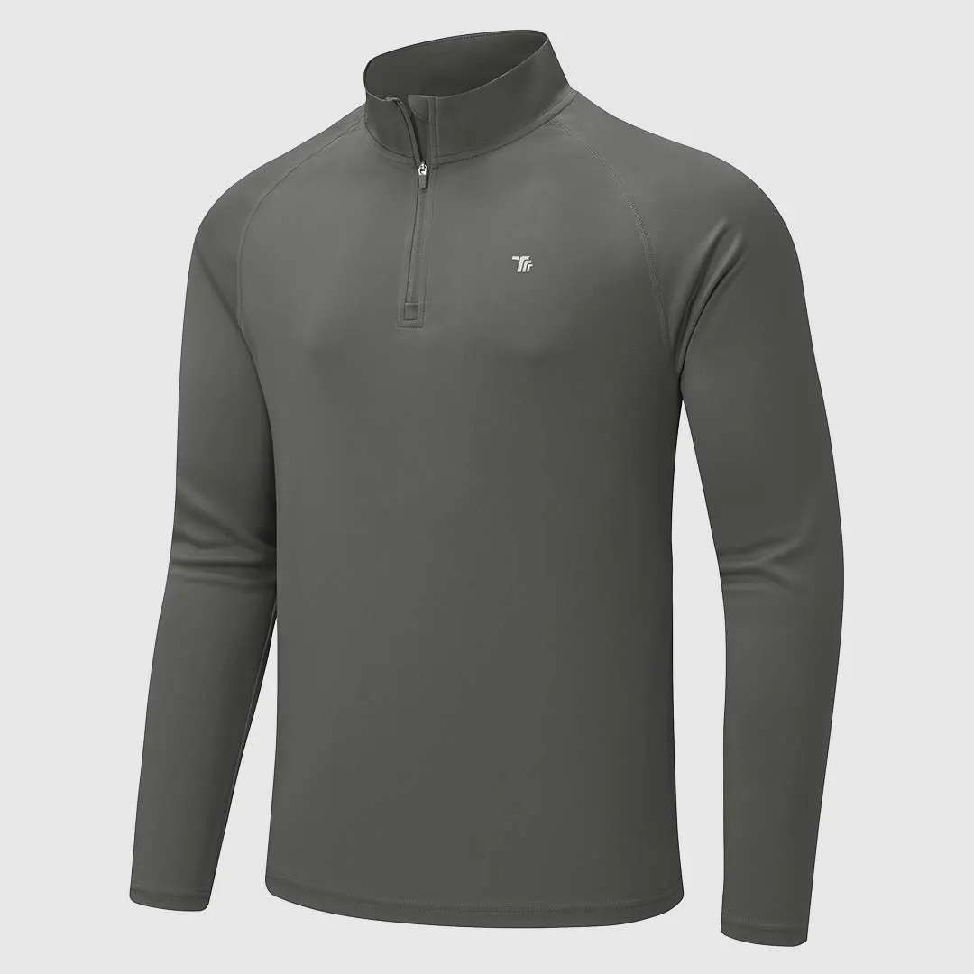 Men's 1/4 Zip UPF 50  Long Sleeve Shirts