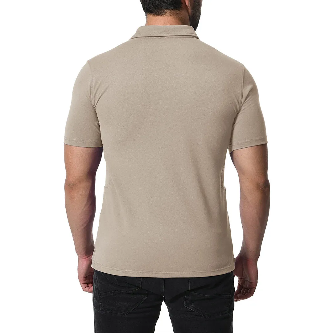 Men's Golf Tennis Casual Outdoor Summer Polo Collared Shirt