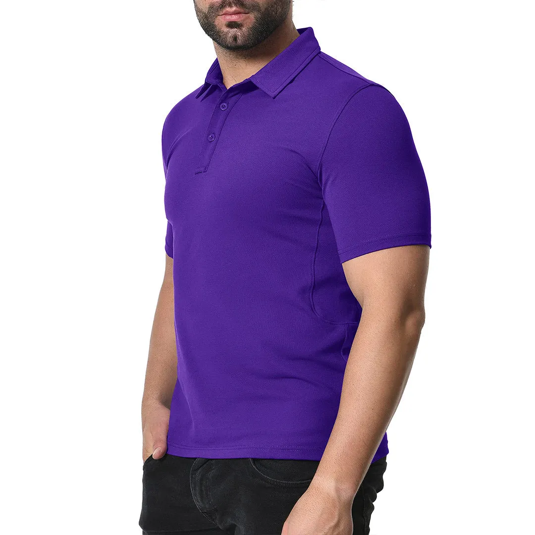 Men's Golf Tennis Casual Outdoor Summer Polo Collared Shirt