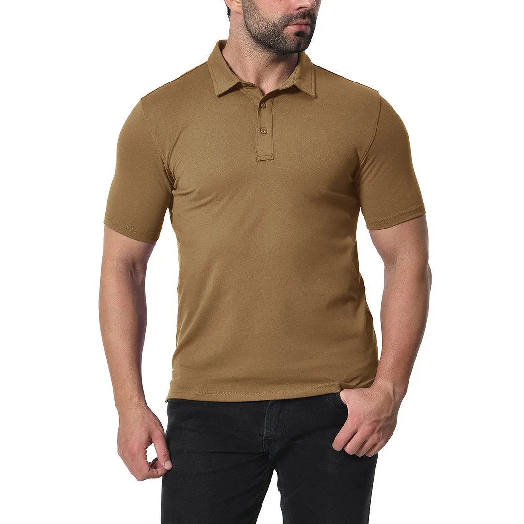 Men's Golf Tennis Casual Outdoor Summer Polo Collared Shirt