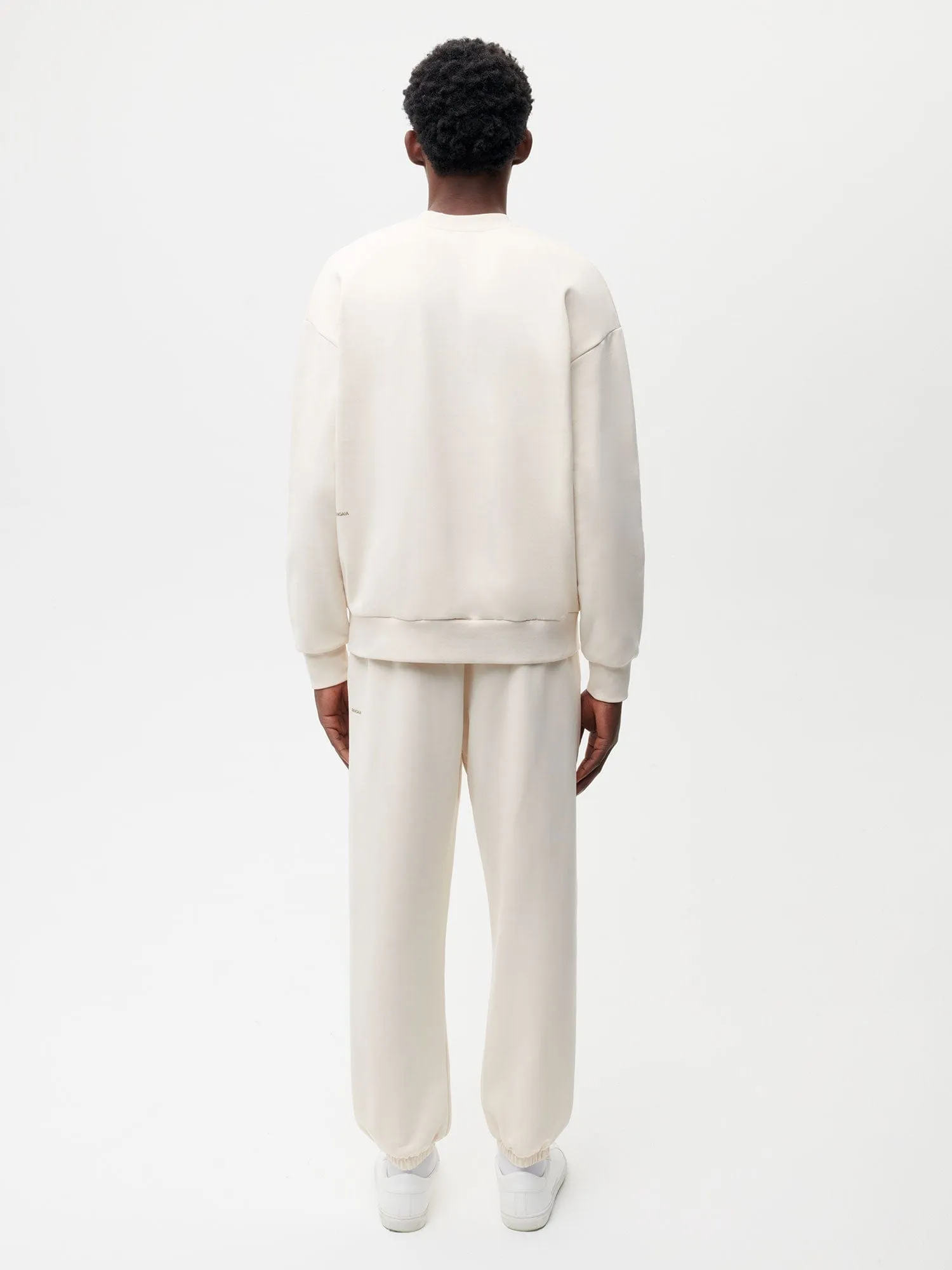 Mens In Conversion Cotton Track Pants—cotton white
