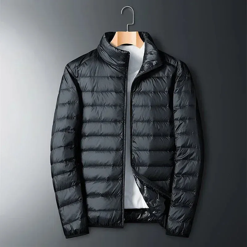 Men’s Lightweight White Duck Down Jacket – Warm, Durable, and Stylish for Autumn & Winter