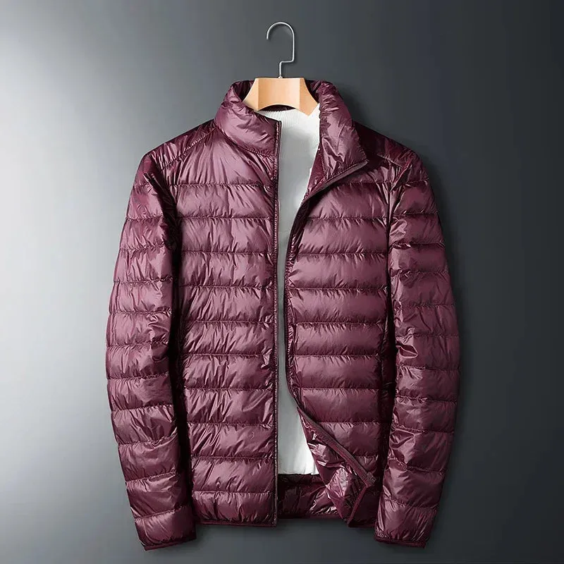 Men’s Lightweight White Duck Down Jacket – Warm, Durable, and Stylish for Autumn & Winter