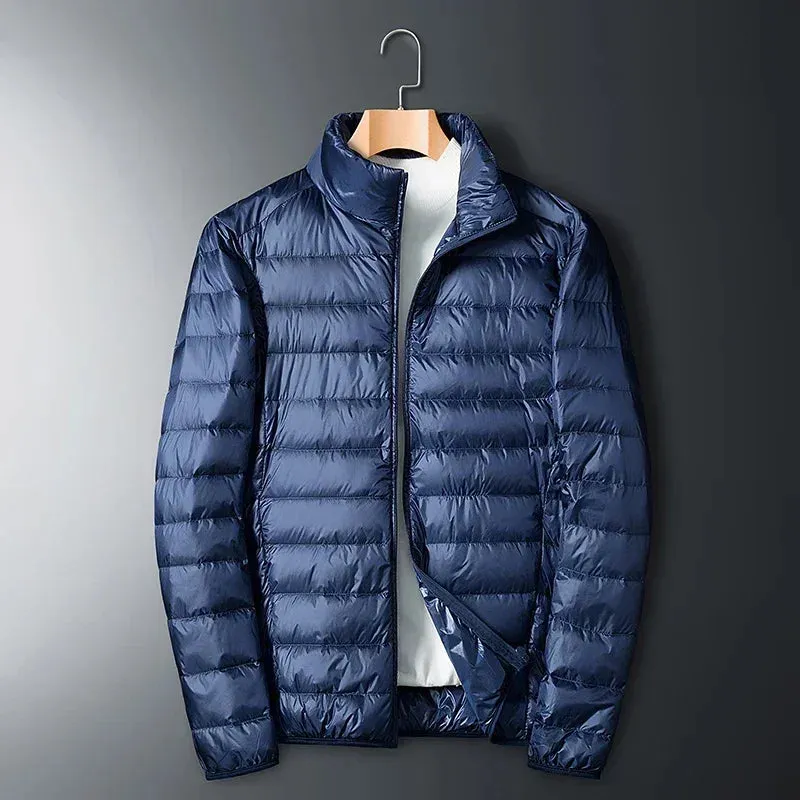 Men’s Lightweight White Duck Down Jacket – Warm, Durable, and Stylish for Autumn & Winter