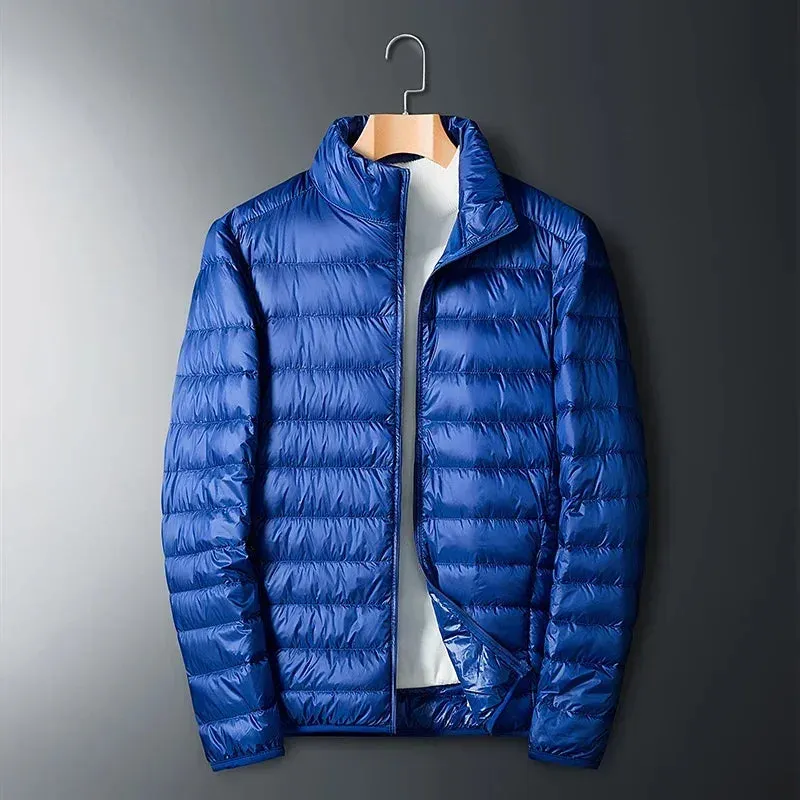 Men’s Lightweight White Duck Down Jacket – Warm, Durable, and Stylish for Autumn & Winter