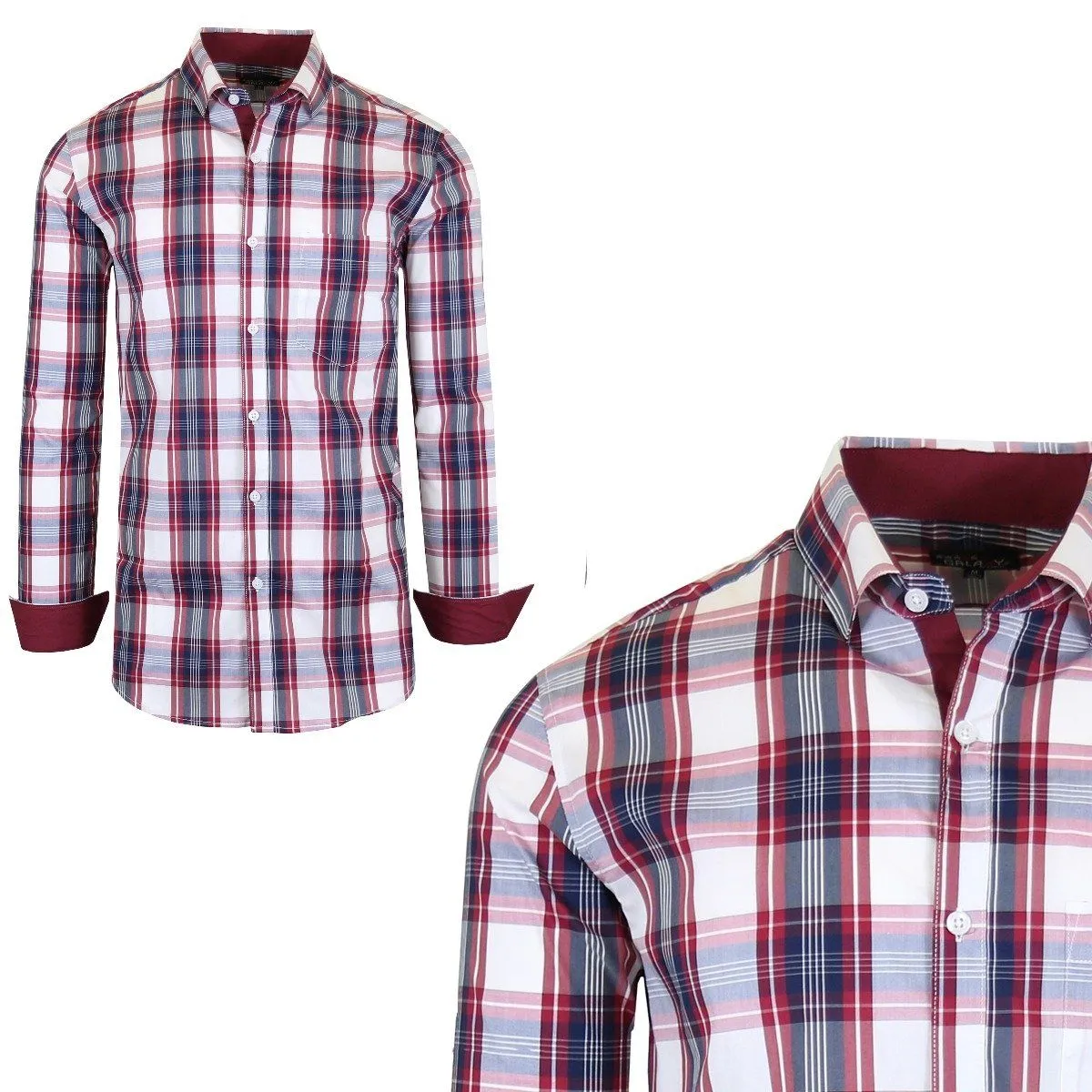 Men’s Quick Dry Slim Fit Stretch Dress Shirts