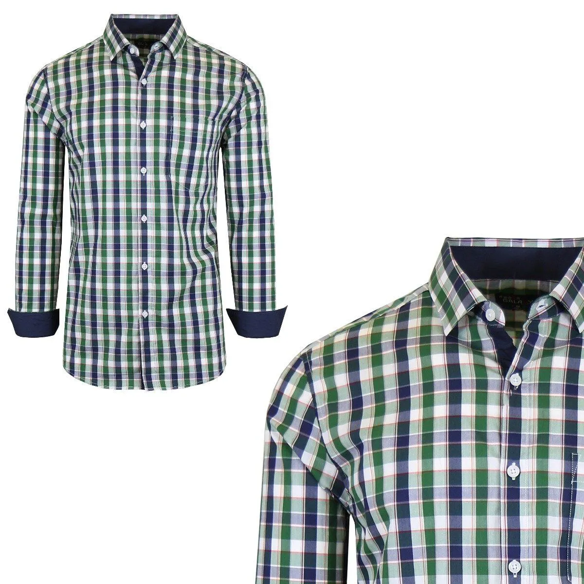 Men’s Quick Dry Slim Fit Stretch Dress Shirts