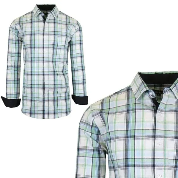 Men’s Quick Dry Slim Fit Stretch Dress Shirts