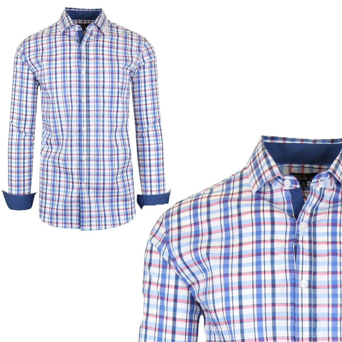 Men’s Quick Dry Slim Fit Stretch Dress Shirts