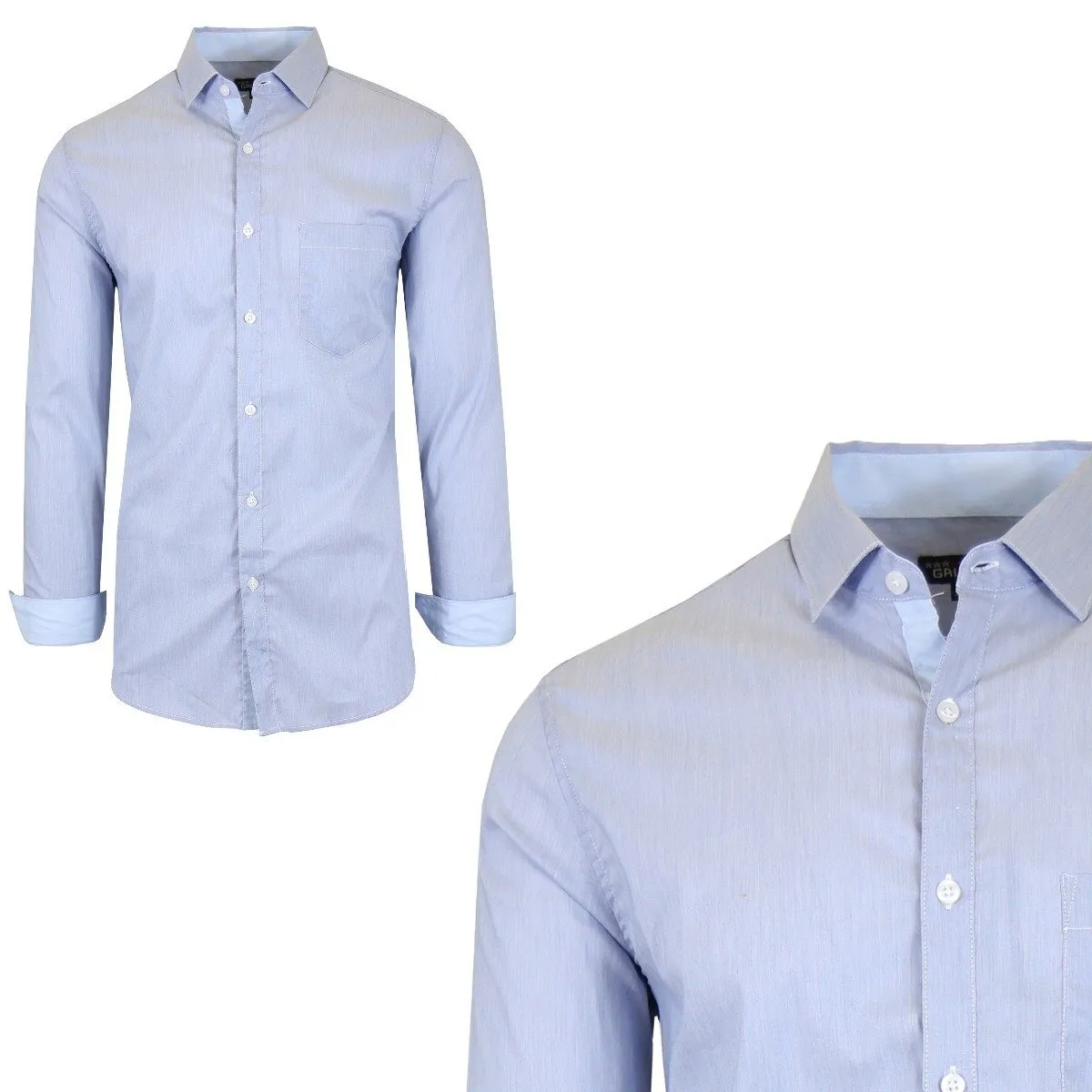 Men’s Quick Dry Slim Fit Stretch Dress Shirts