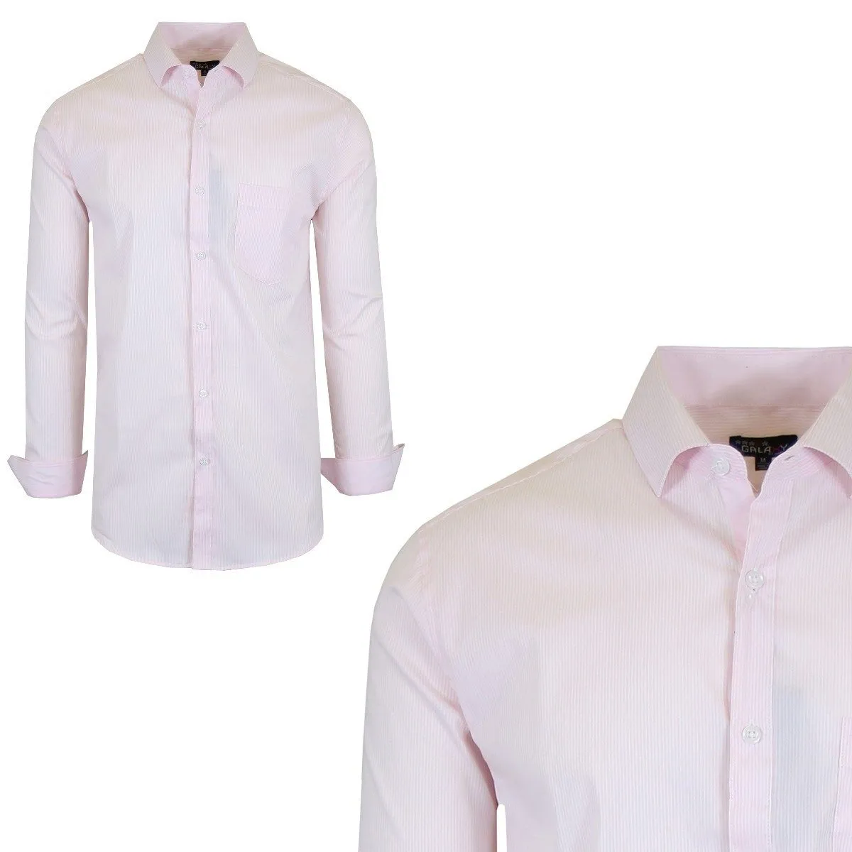 Men’s Quick Dry Slim Fit Stretch Dress Shirts
