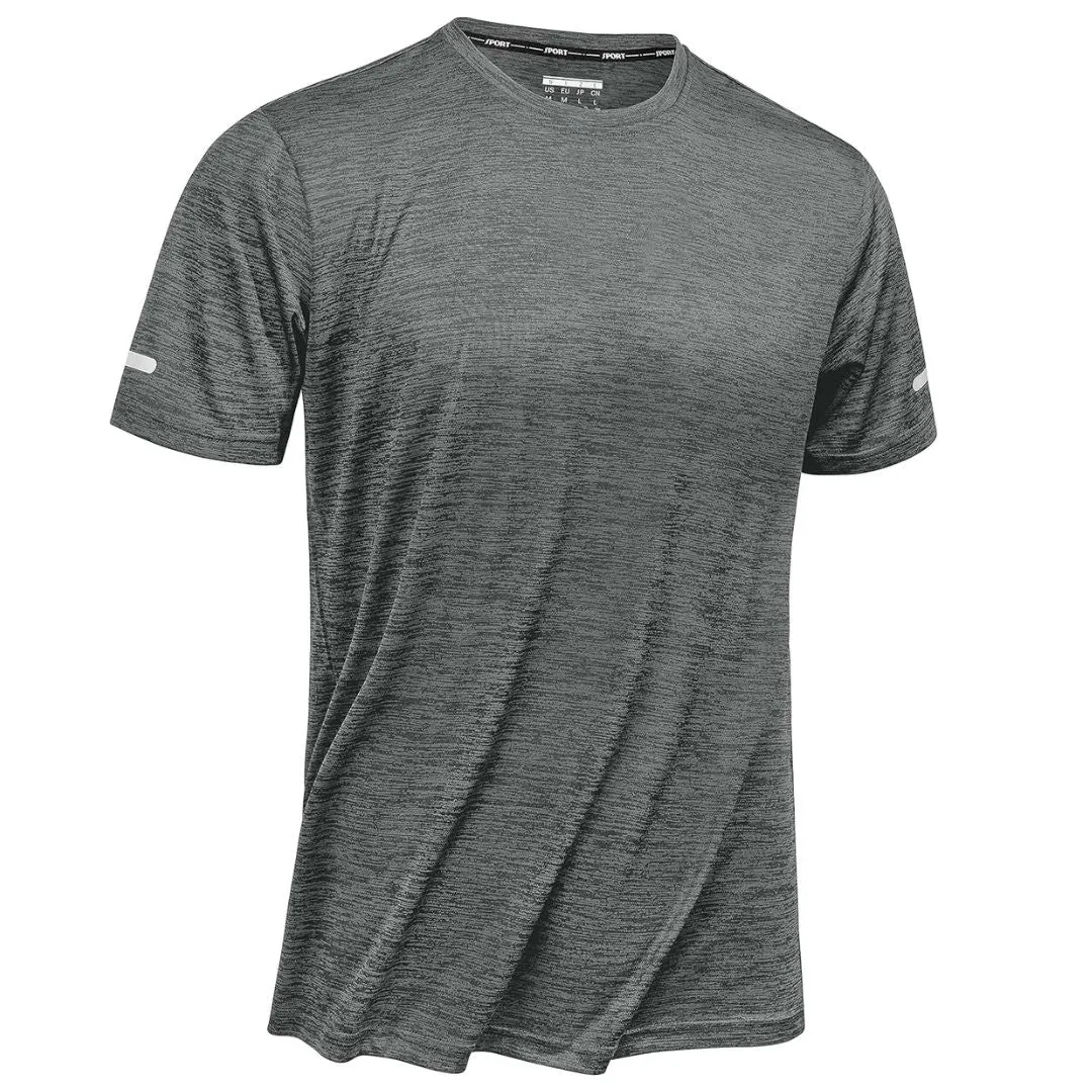 Men's Quick-Dry Workout Crew Neck T-Shirt