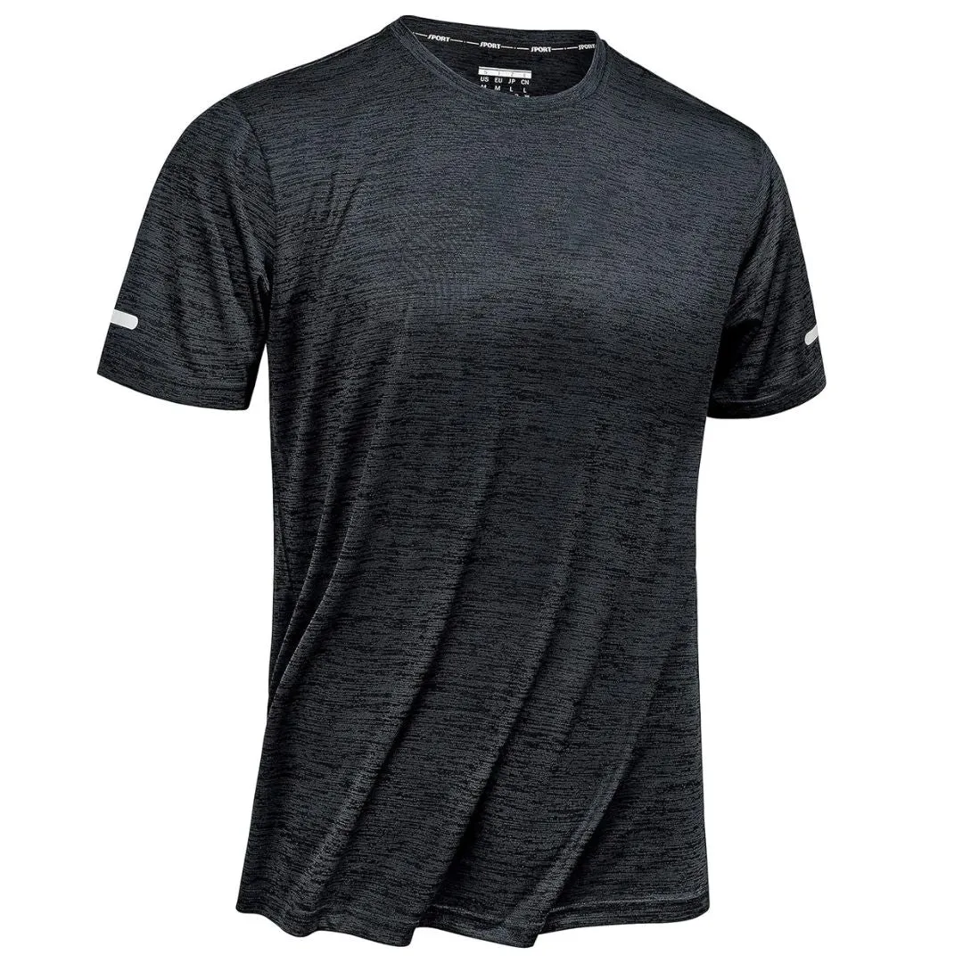 Men's Quick-Dry Workout Crew Neck T-Shirt