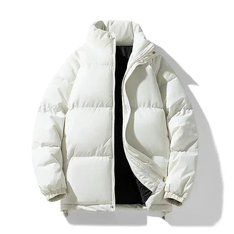 Men’s Thick Polyester Winter Jacket – Casual, Warm, and Stylish
