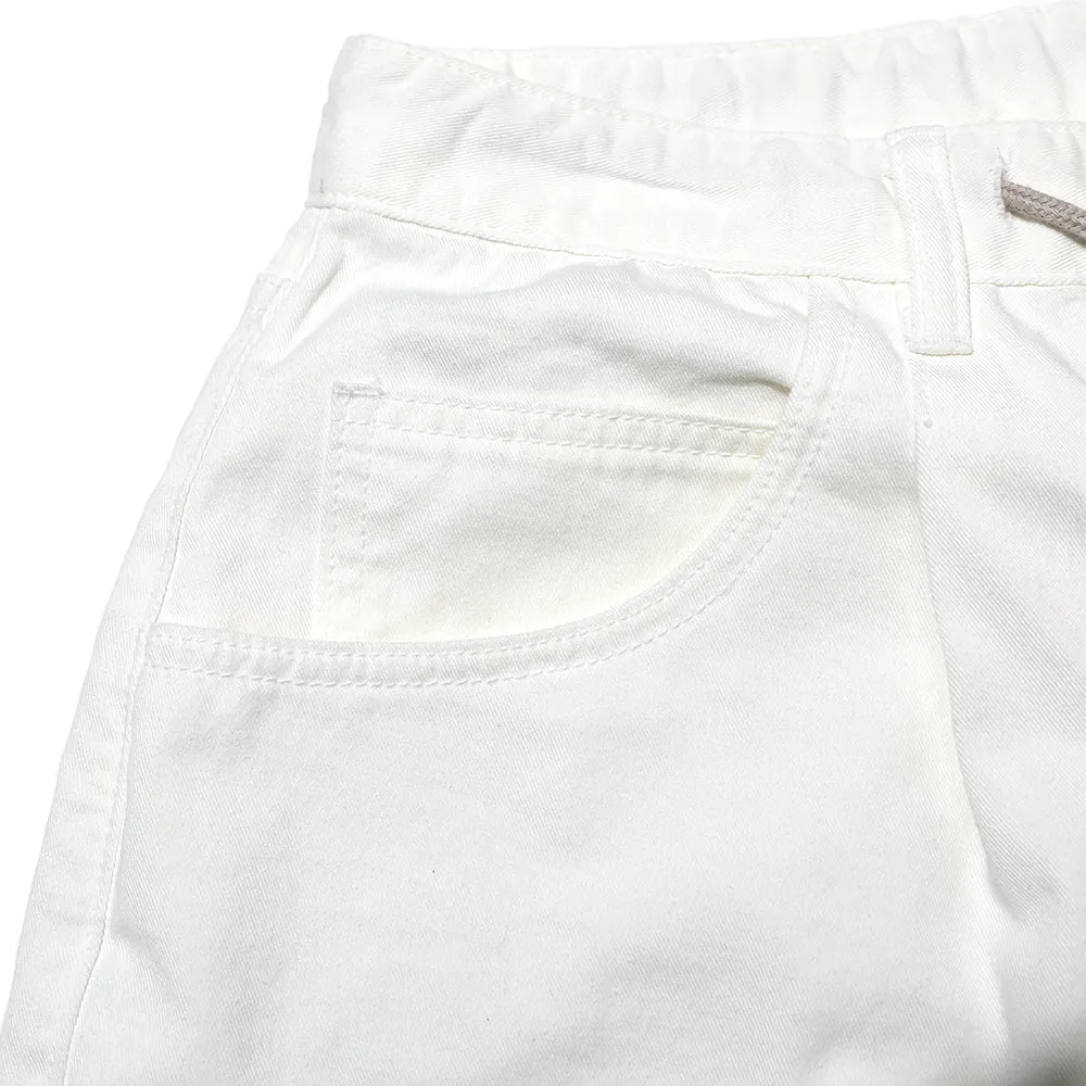 MID90 BAGGY COTTON PANTS IVORY
