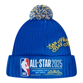 NBA ALL STAR 2025 UNLINED PRO BEANIE POMEN'SEN'S CUFFED (ROYAL BLUE)
