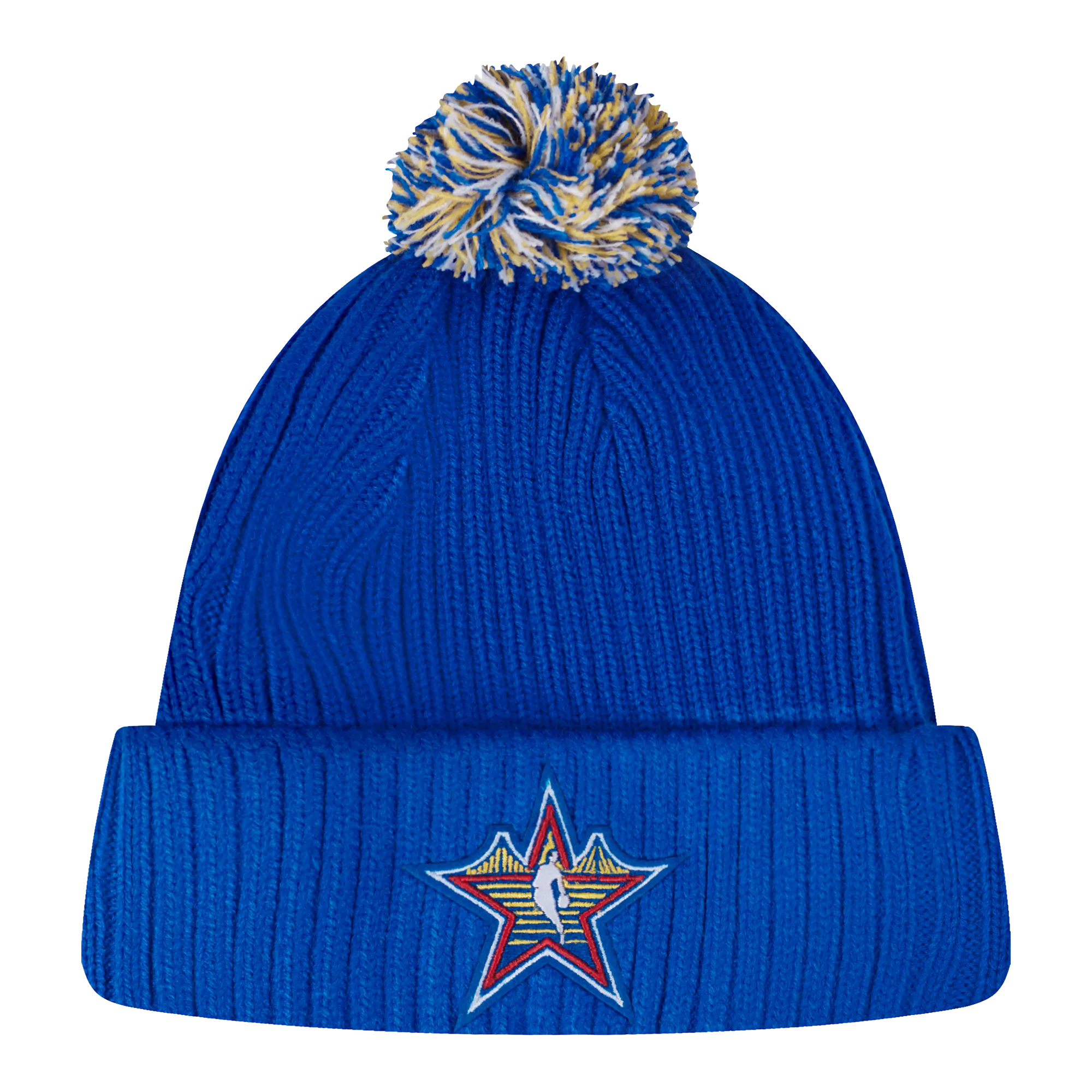 NBA ALL STAR 2025 UNLINED PRO BEANIE POMEN'SEN'S CUFFED (ROYAL BLUE)