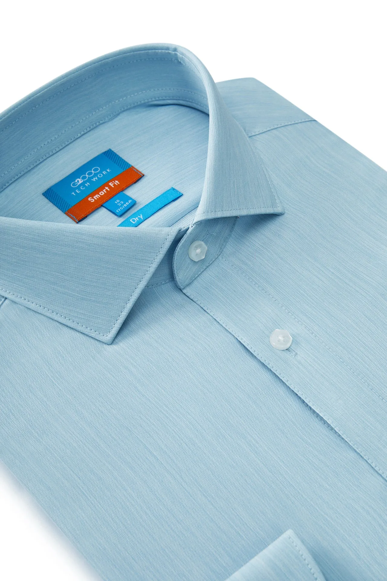 Non-Iron Quick Dry Smart Fit Semi Solid Shirt