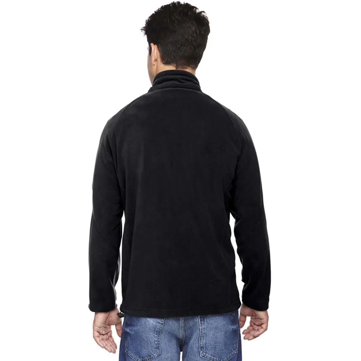 North End Men's Black Microfleece Unlined Jacket