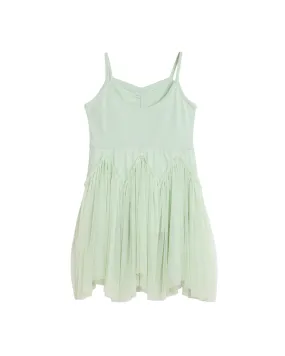 PEGGY VELVET DRESS SAGE
